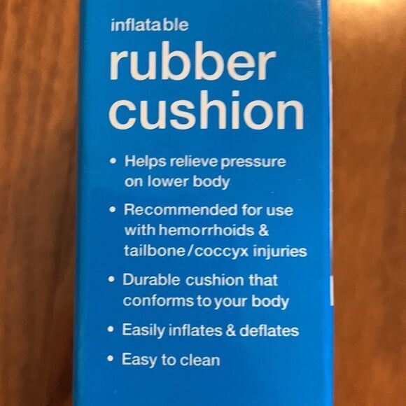 Inflatable rubber cushion donut. 14.5 inches. Has been tested - Picture 4 of 5